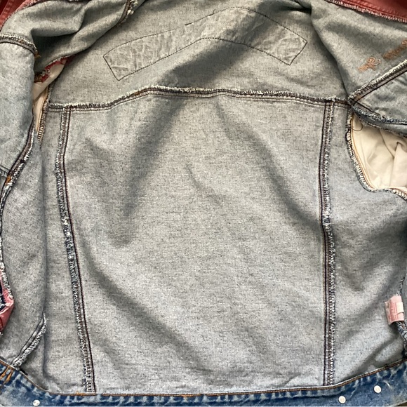 Vintage Staff Sport Denim Varsity Jacket, Size M - Picture 7 of 11